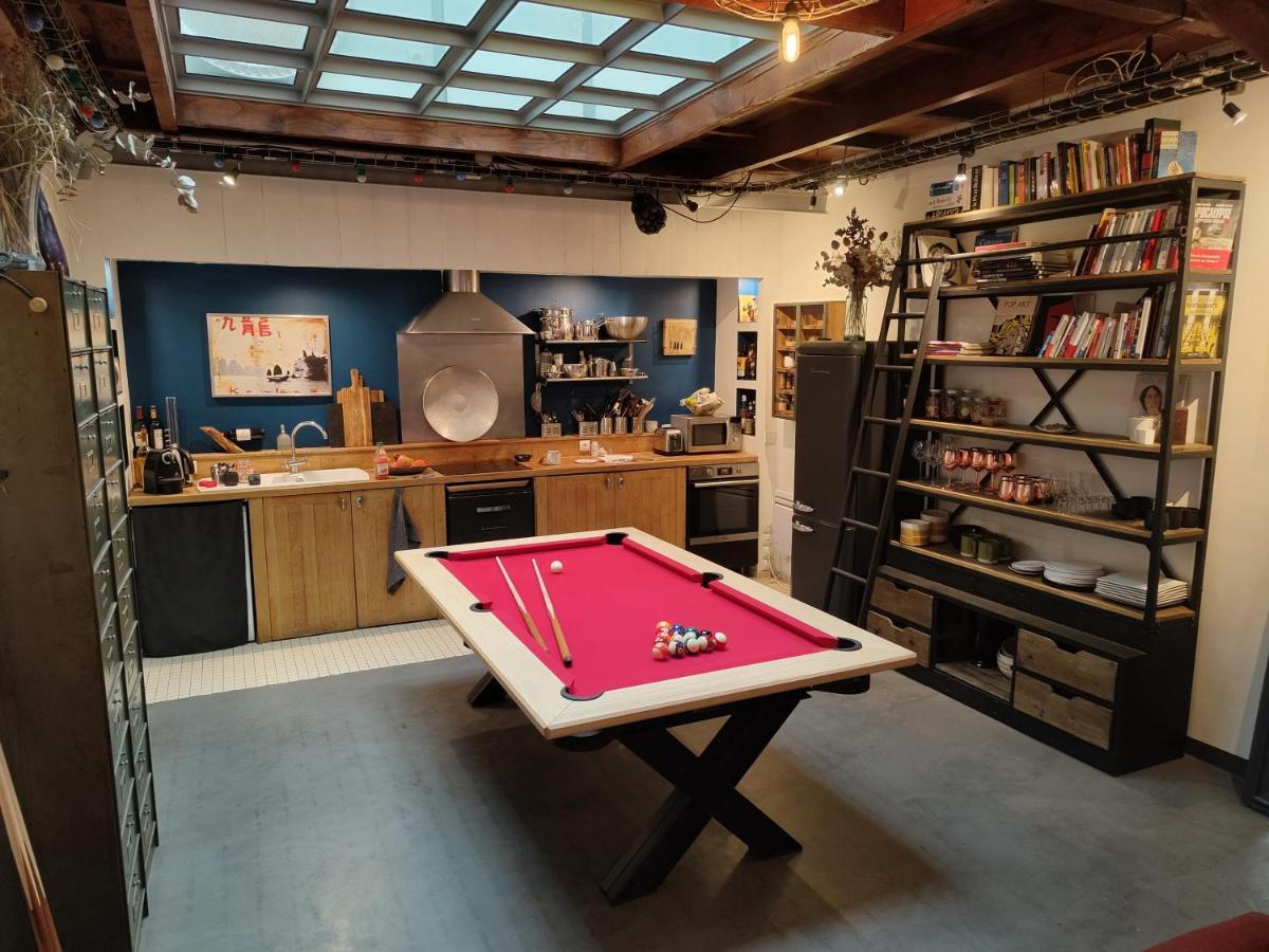 Вилла Atelier D'Artiste - Loft With Garden Center Of Париж Экстерьер фото
