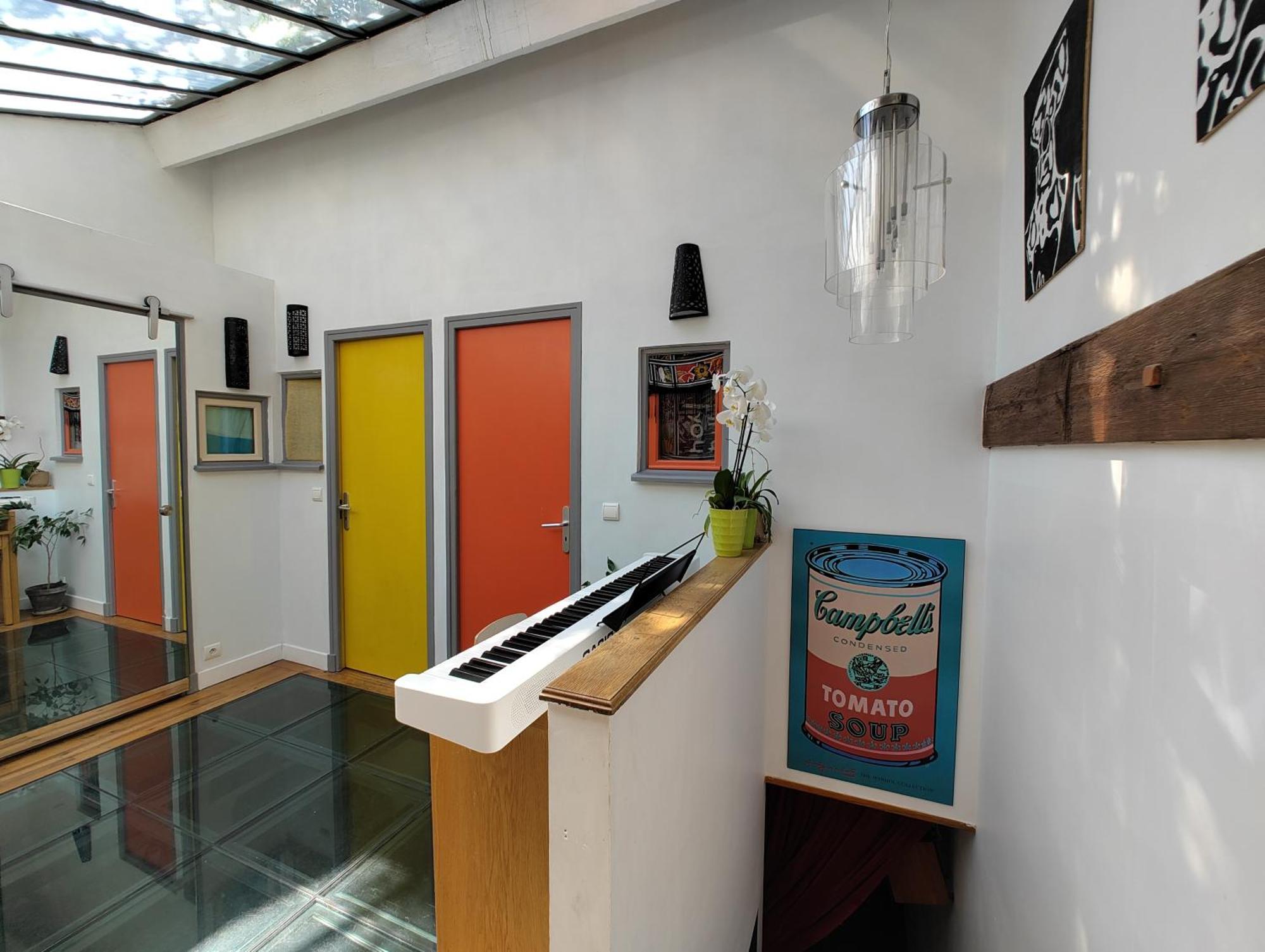 Вилла Atelier D'Artiste - Loft With Garden Center Of Париж Экстерьер фото